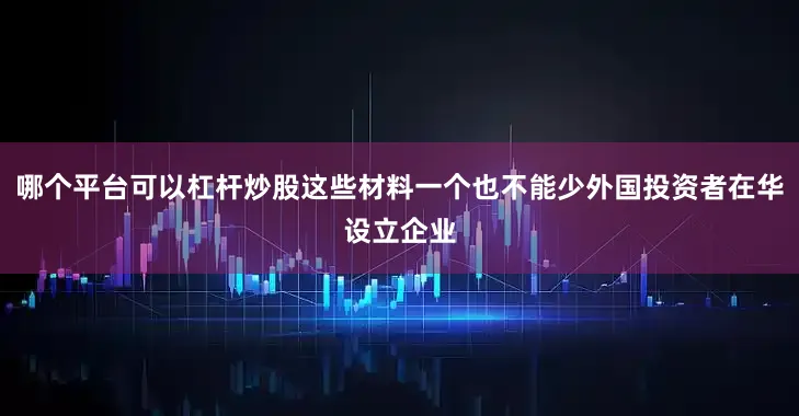 哪个平台可以杠杆炒股这些材料一个也不能少外国投资者在华设立企业