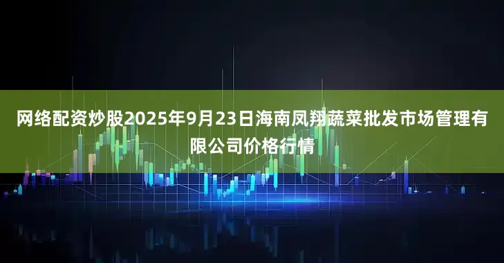 网络配资炒股2025年9月23日海南凤翔蔬菜批发市场管理有限公司价格行情